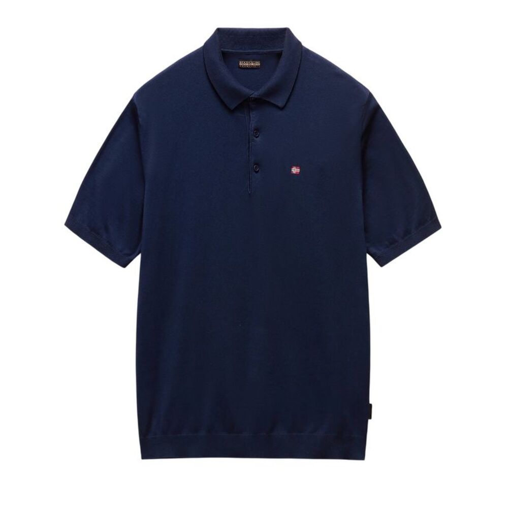 Napapijri Mens Regular Polo Shirt / Marine Blue